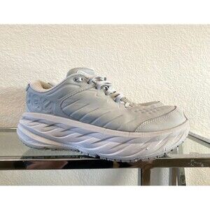 Hoka One One Bondi SR Wide 1129351 HMLR Women 10D Lifestyle Shoes Gray Sneakers